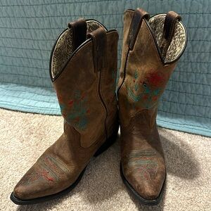 Girls size 2R Smoky Mountain cowgirl boots